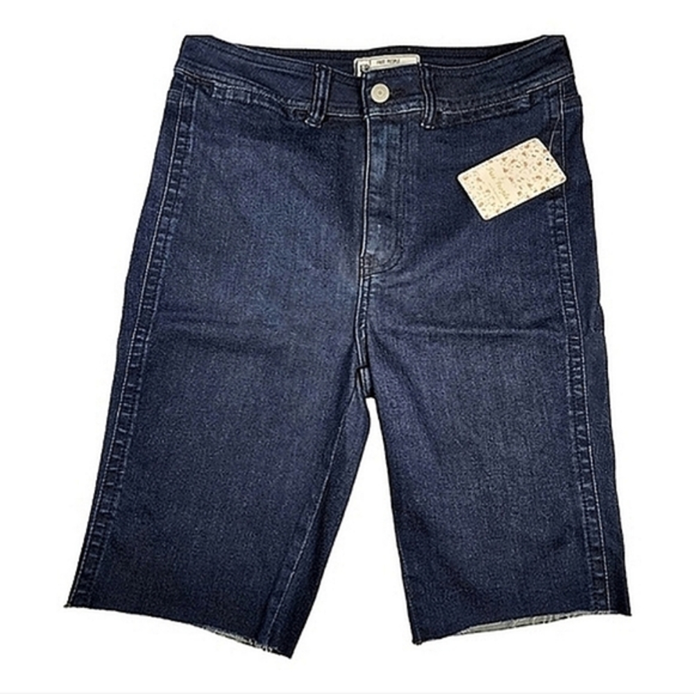 NWT Free People Bermuda Jean Shorts Size 28 Waist